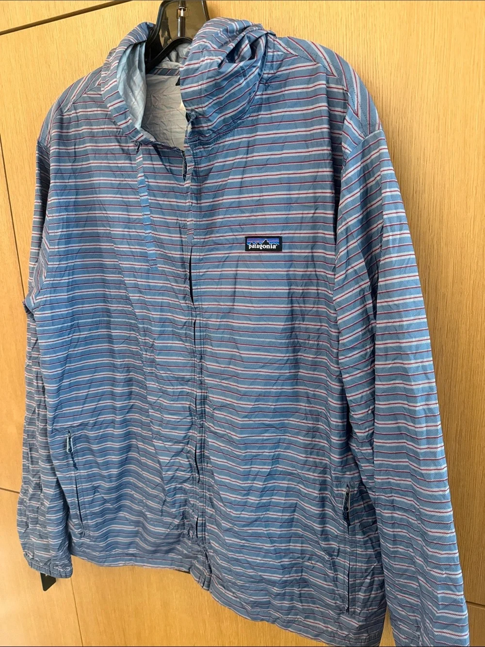 Patagonia Men’s Light Variable Full-Zip Hoodie Arroyo Seco Navy Blue Size Large